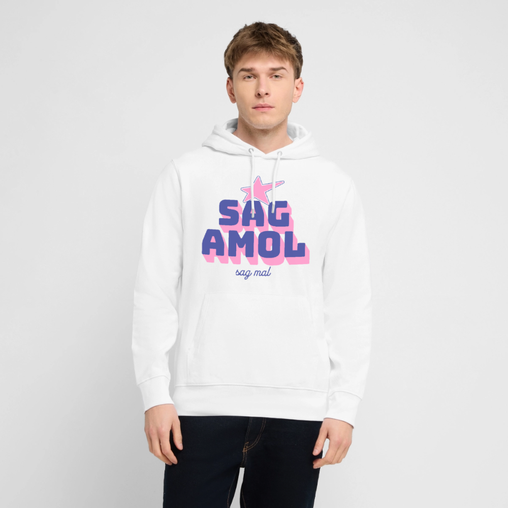 Sagamol Design – Unisex Bio-Hoodie - Weiß