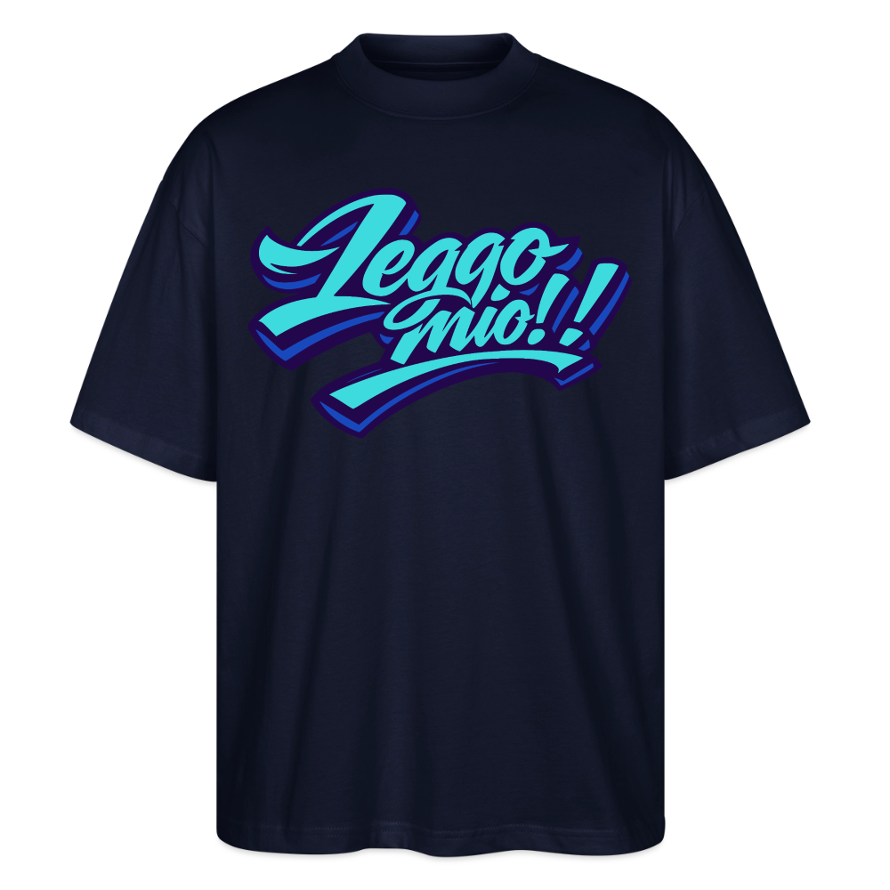 Leggomio Design – Oversized Unisex Bio T-Shirt - Navy