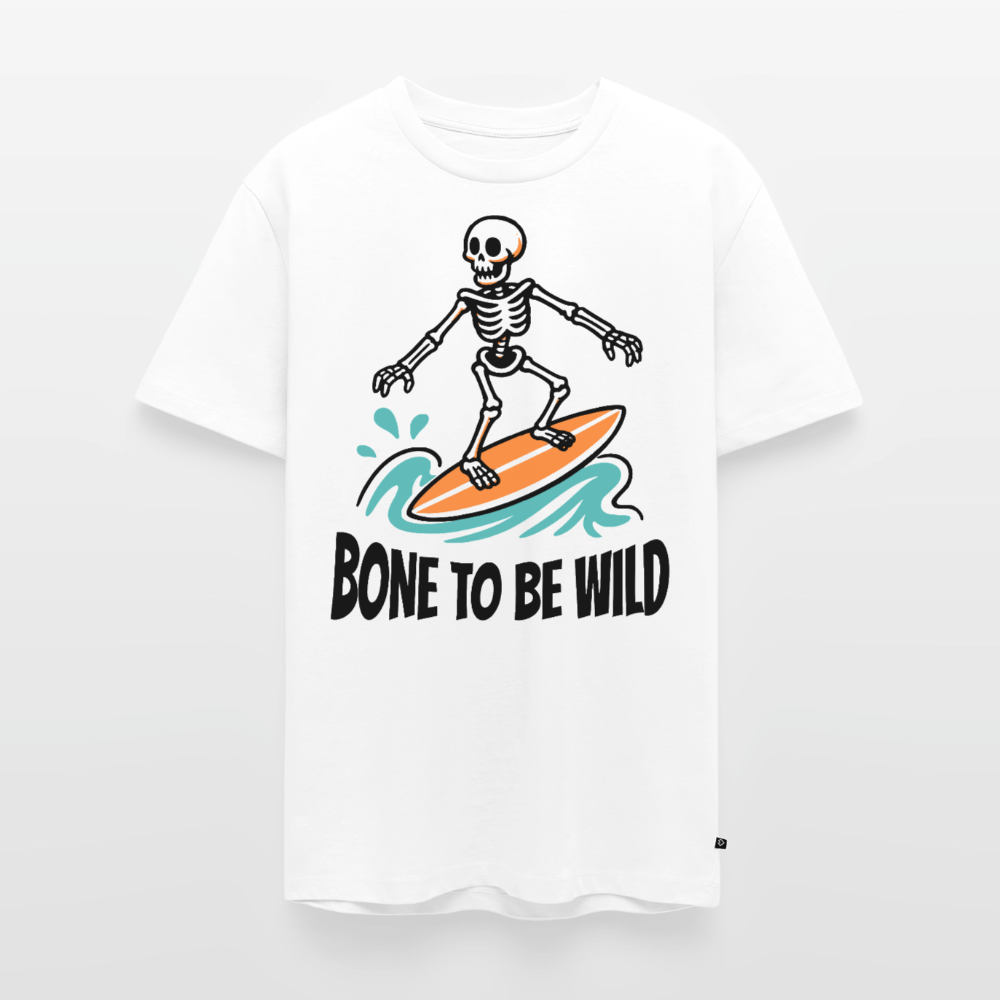 Bone to be Wild Design – Männer Premium T-Shirt - Weiß