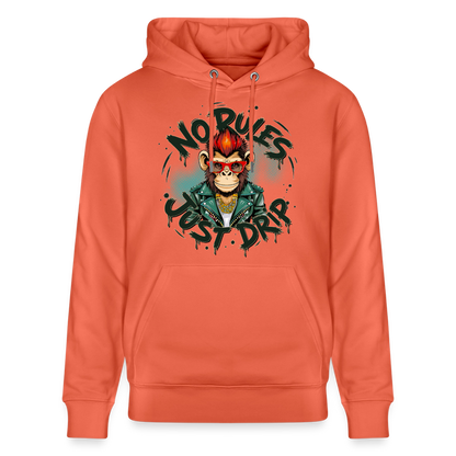 Monkey No Rules Design – Unisex Bio-Hoodie - Hellrot