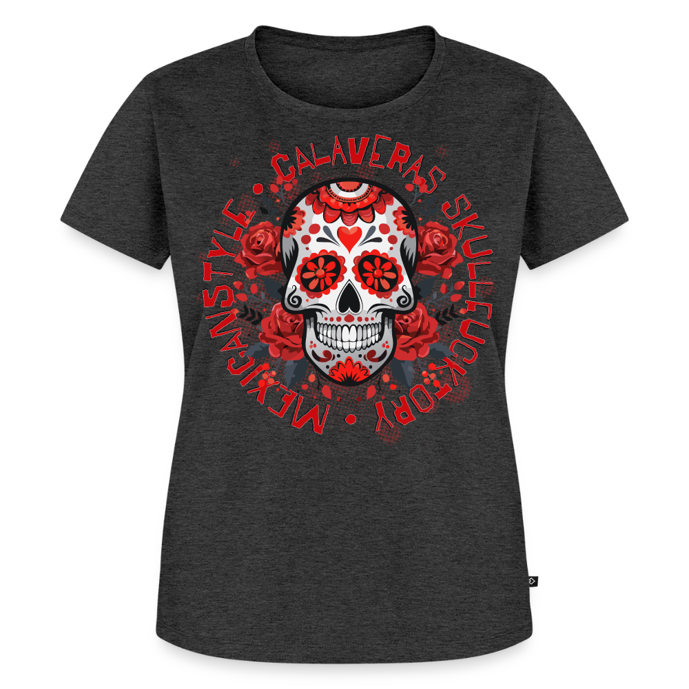 Frauen Premium T-Shirt - Anthrazit meliert