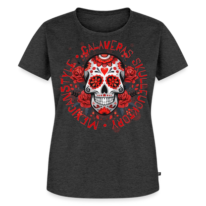 Frauen Premium T-Shirt - Anthrazit meliert