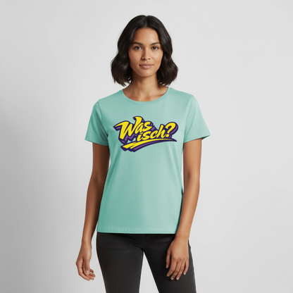 Was isch? Design – Frauen Premium T-Shirt - Mint 