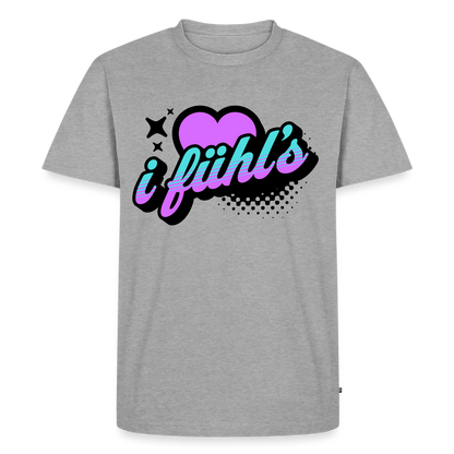 i fühl‘s Design – Männer Premium T-Shirt - Grau meliert