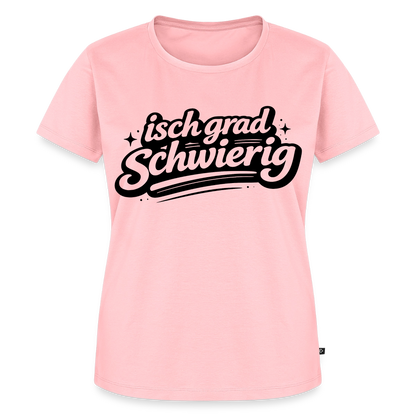 isch grad schwierig Design – Frauen Premium T-Shirt - Rosa