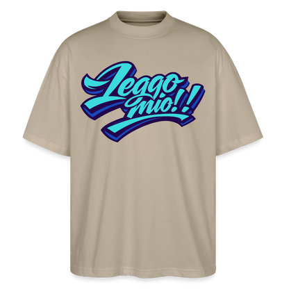 Leggomio Design – Oversized Unisex Bio T-Shirt - Steingrau