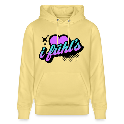 i fühl‘s Design – Unisex Bio-Hoodie - Gelb Viva 