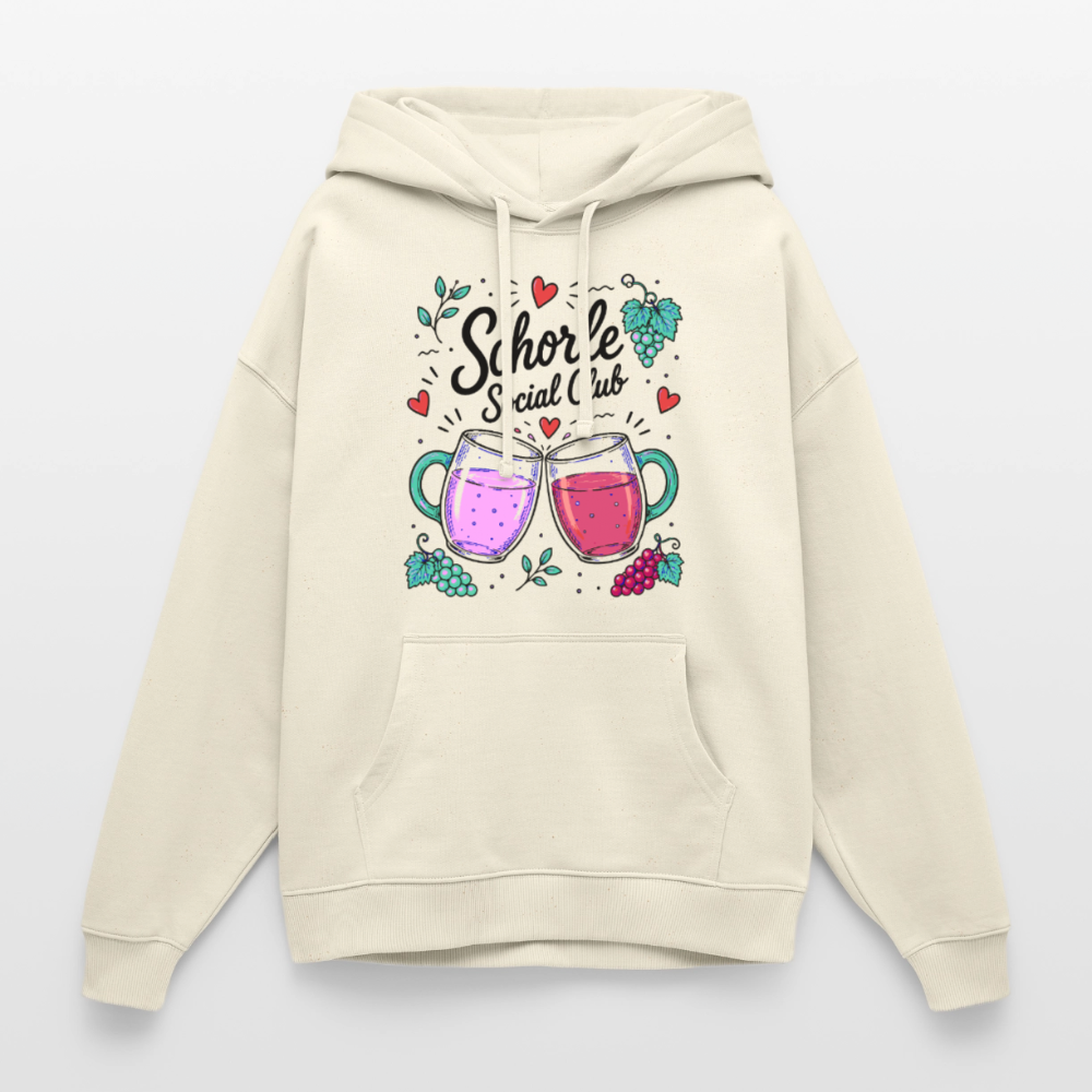 Schorle Social Club – Oversized Unisex Hoodie - Natur