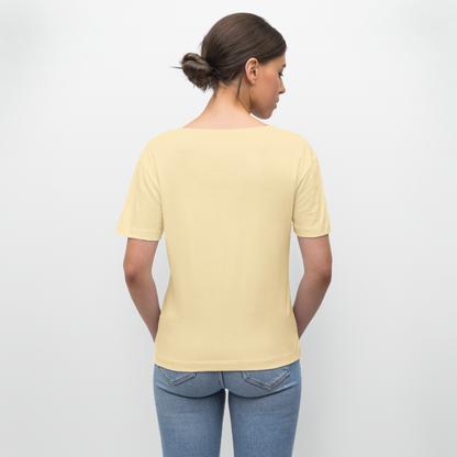 Pineapple Power Design – Rundhals Frauen Bio-T-Shirt - Creme