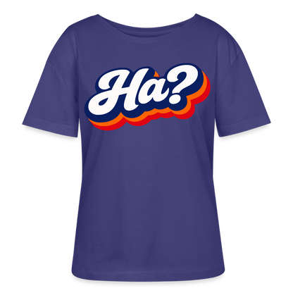 Ha? Design – Rundhals Frauen Bio-T-Shirt - Dämmerung