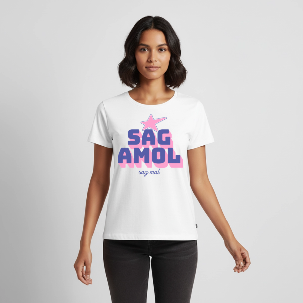Sagamol Design – Frauen Premium T-Shirt - Weiß