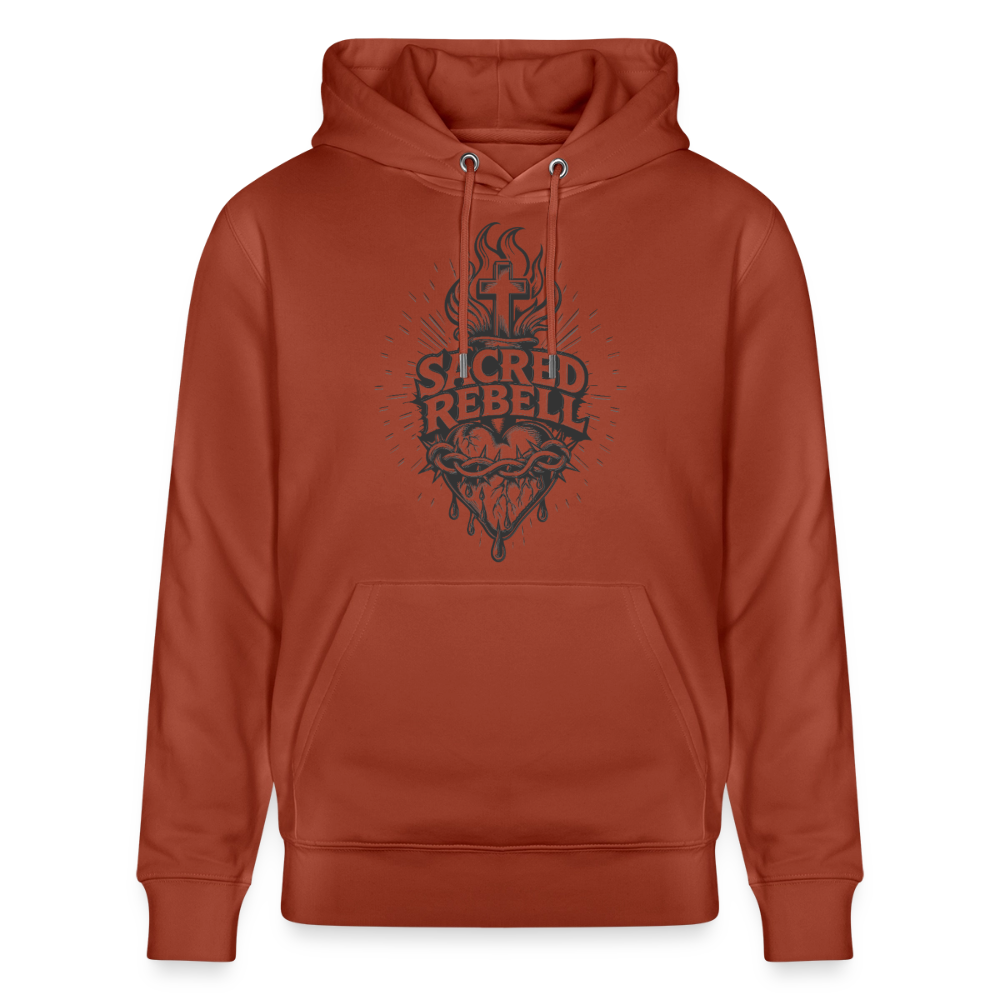 Sacred Rebell Design – Unisex Bio-Hoodie - Terrakotta