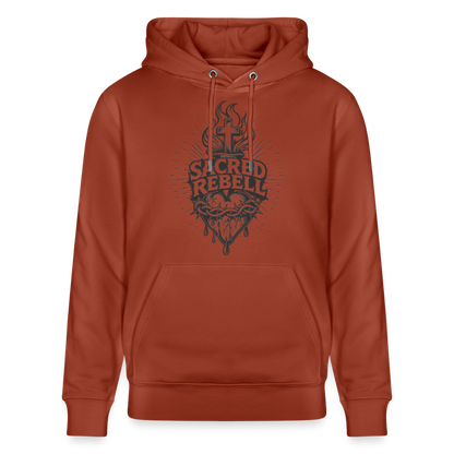 Sacred Rebell Design – Unisex Bio-Hoodie - Terrakotta