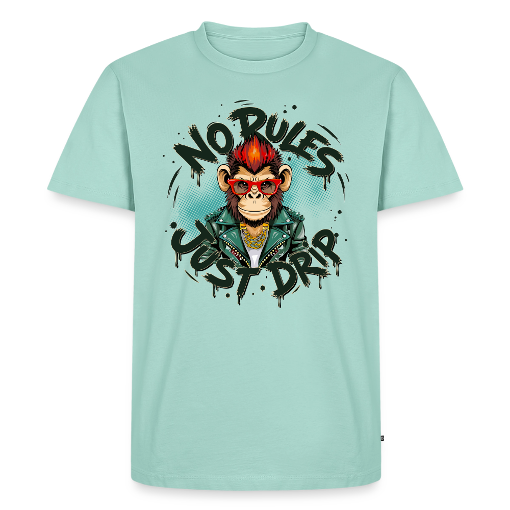 Monkey No Rules Design – Männer Premium T-Shirt - Mint 