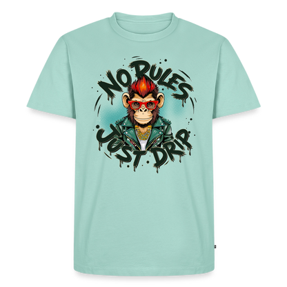 Monkey No Rules Design – Männer Premium T-Shirt - Mint 