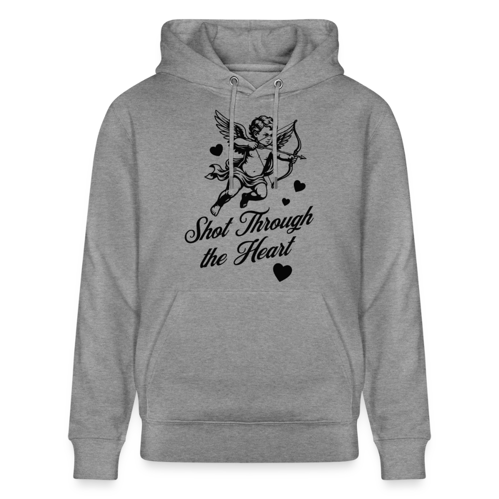 Amor Design – Unisex Bio-Hoodie - Hellgrau marmoriert