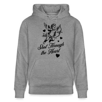 Amor Design – Unisex Bio-Hoodie - Hellgrau marmoriert