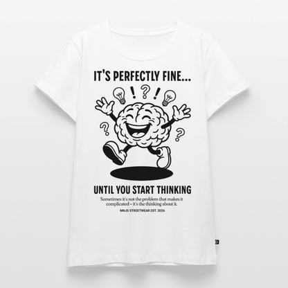 Brain Design – Frauen Premium T-Shirt - Weiß