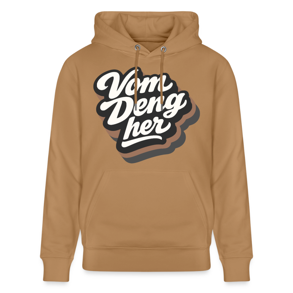 Vom Deng her Design – Unisex Bio-Hoodie - Karamell 