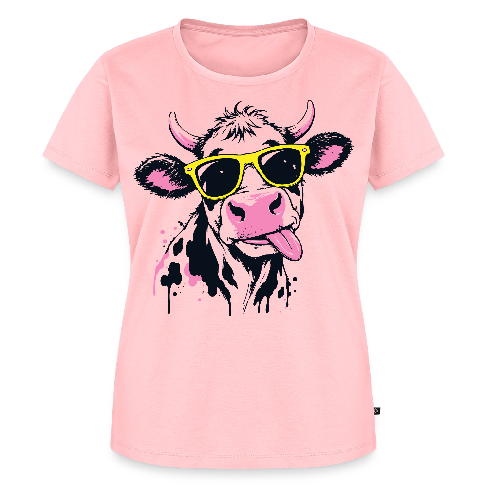 Street Cow Design – Frauen Premium T-Shirt - Rosa