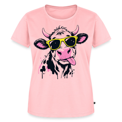 Street Cow Design – Frauen Premium T-Shirt - Rosa