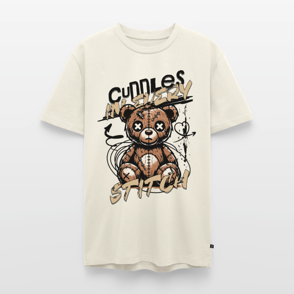 Bear Design – Männer Premium T-Shirt - Naturweiß