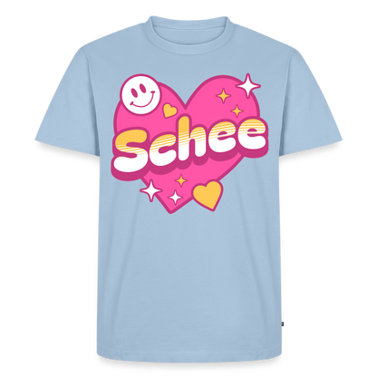 Schnee Design – Männer Premium T-Shirt - Hellblau