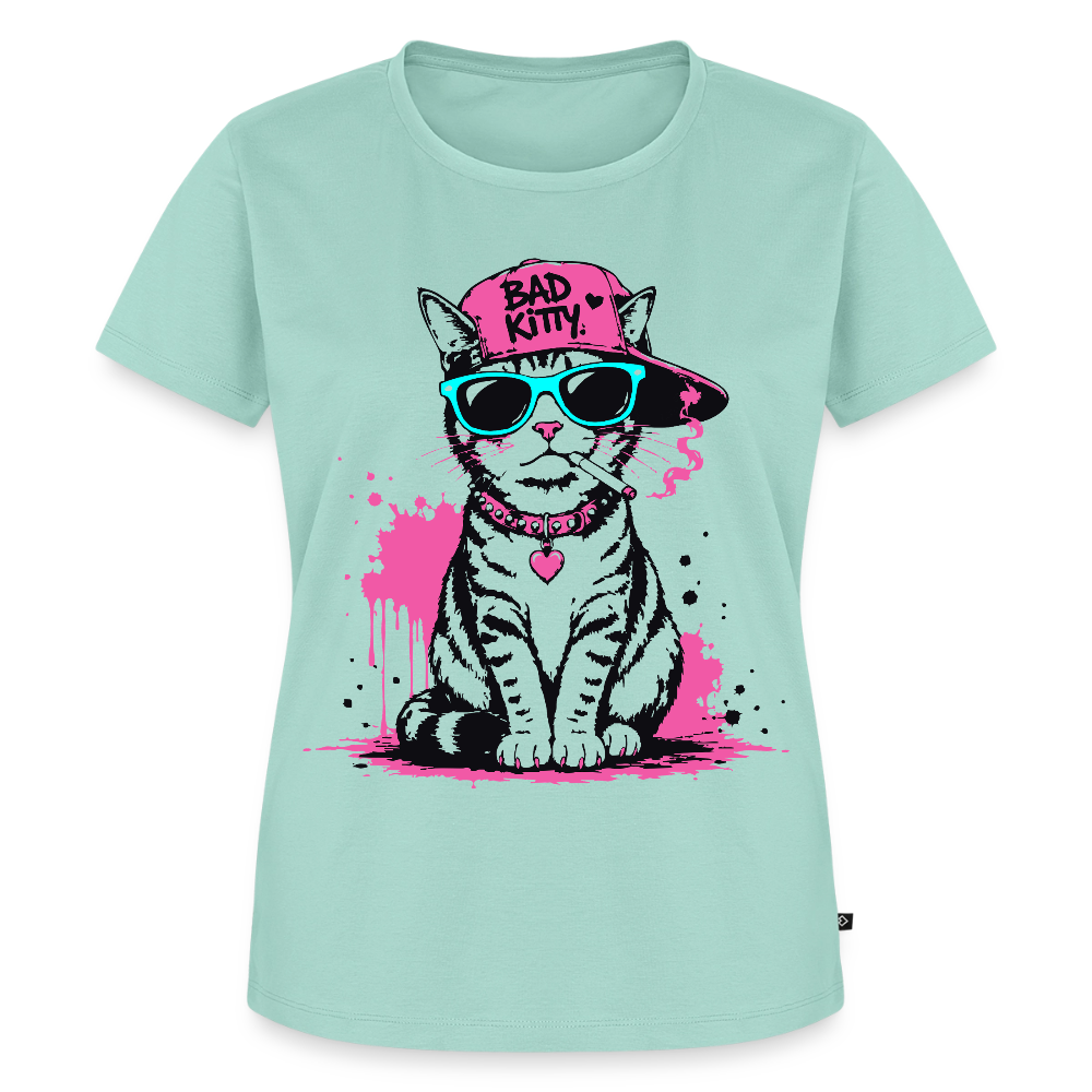 Bad Kitty Design – Frauen Premium T-Shirt - Mint 