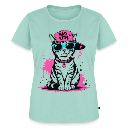 Bad Kitty Design – Frauen Premium T-Shirt - Mint 