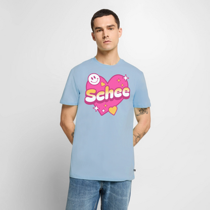 Schnee Design – Männer Premium T-Shirt - Hellblau