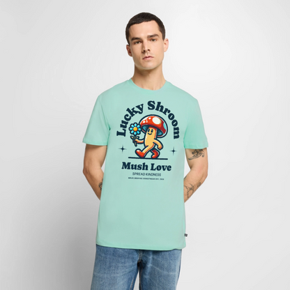 Lucky Shroom Design – Männer Premium T-Shirt - Mint 