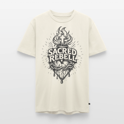 Sacred Rebell Design – Männer Premium T-Shirt - Naturweiß