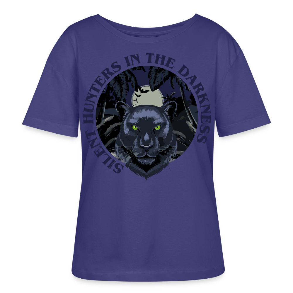 Silent Hunter Design – Rundhals Frauen Bio-T-Shirt - Dämmerung