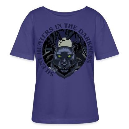 Silent Hunter Design – Rundhals Frauen Bio-T-Shirt - Dämmerung