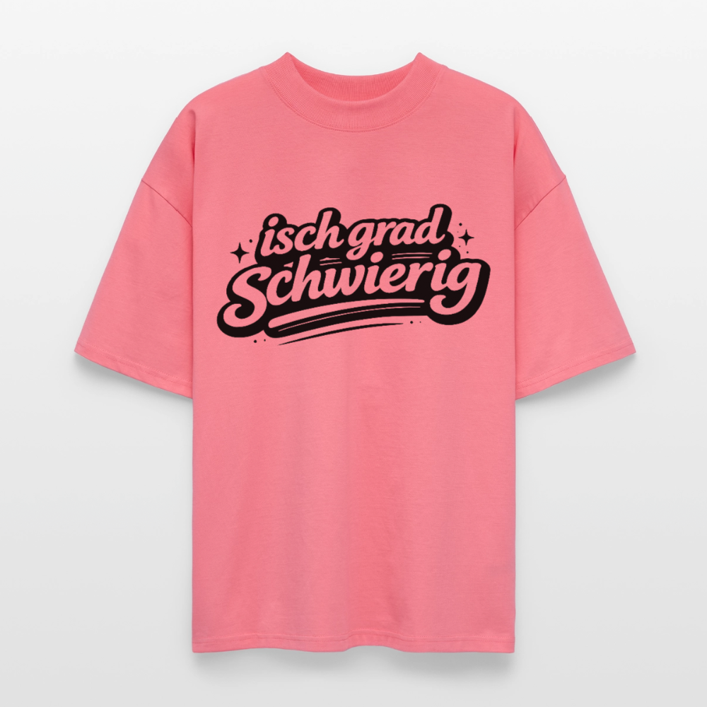isch grad schwierig Design – Oversized Unisex Bio T-Shirt - Pink 