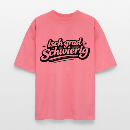 isch grad schwierig Design – Oversized Unisex Bio T-Shirt - Pink 