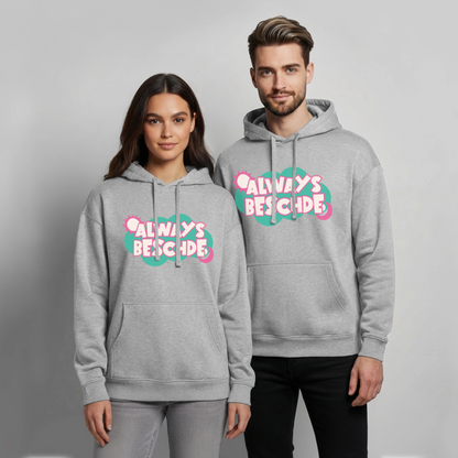 Always Beschde Design – Oversized Unisex Hoodie - Grau meliert