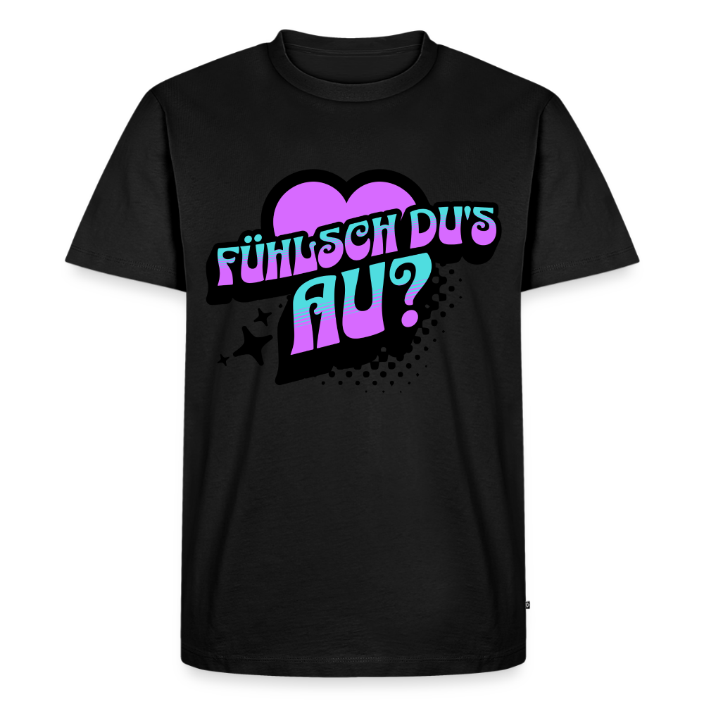 Fühlsch du‘s au Design – Männer Premium T-Shirt - Schwarz
