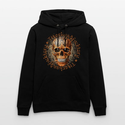 Tiger skull Design – Unisex Bio-Hoodie - Schwarz