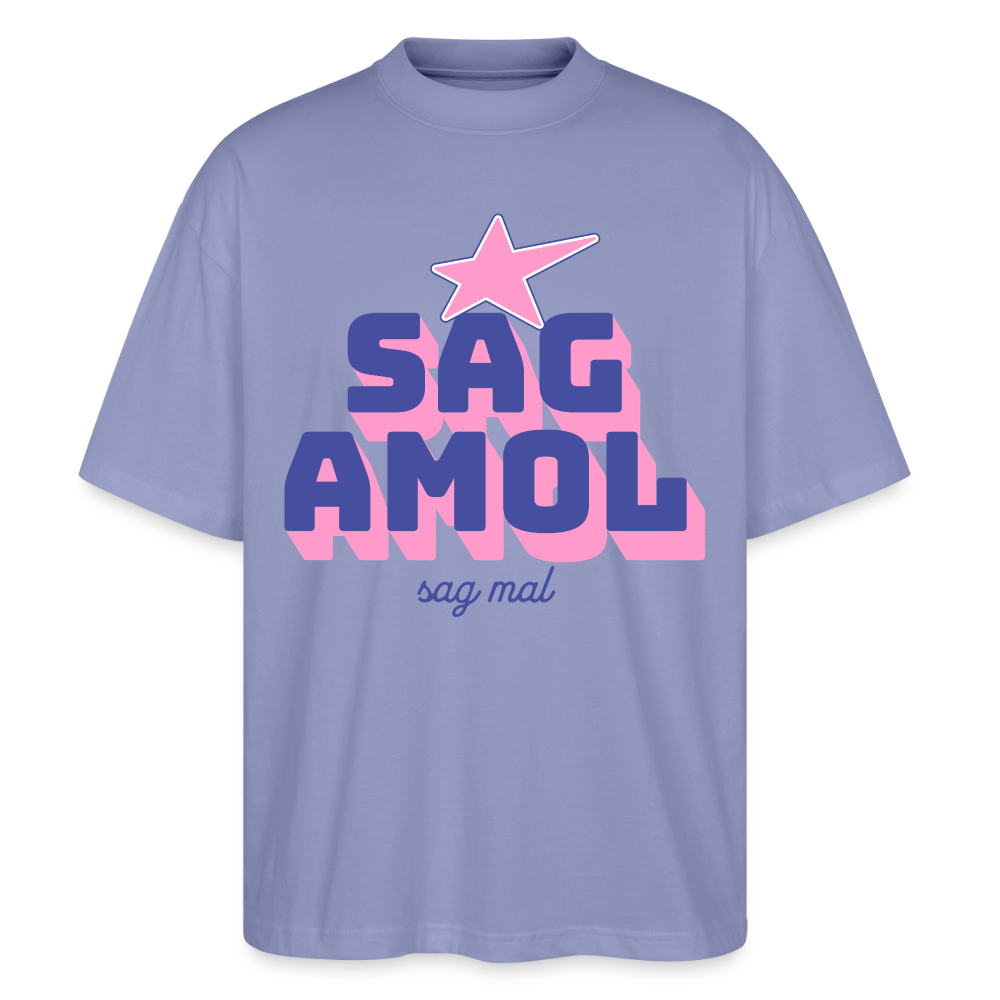 Sagamol Design – Oversized Unisex Bio T-Shirt - Violett