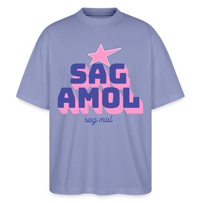 Sagamol Design – Oversized Unisex Bio T-Shirt - Violett