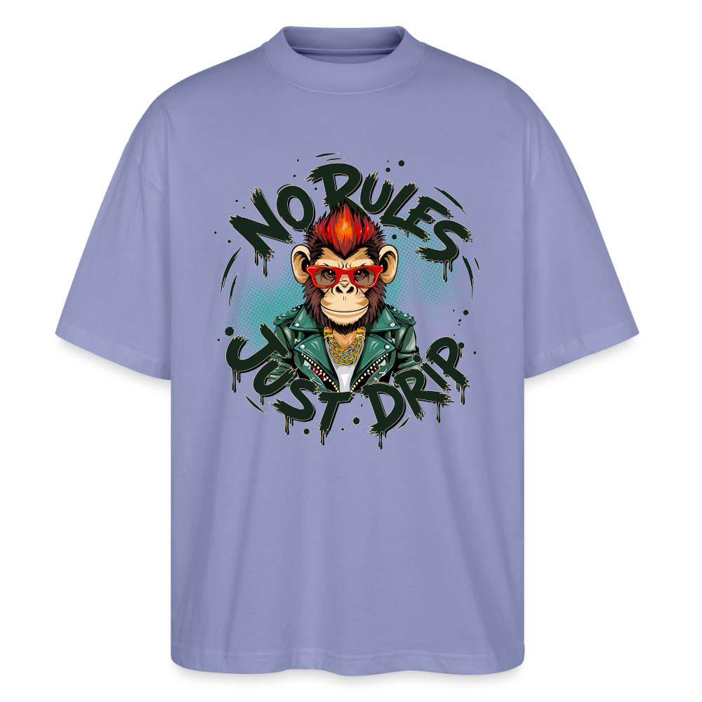 Monkey No Rules Design – Unisex Bio T-Shirt - Violett