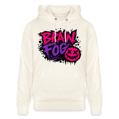 Brain Fog Design – Unisex Bio-Hoodie - Naturweiß 