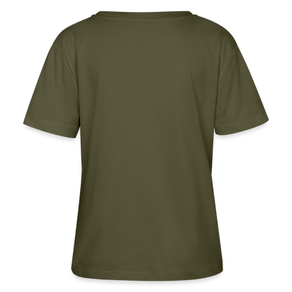 Sacred Rebell Design – Rundhals Frauen Bio-T-Shirt - Khaki
