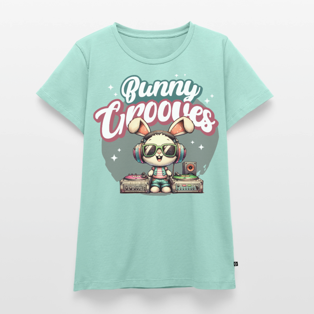 Bunny Grooves Design – Frauen Premium T-Shirt - Mint 
