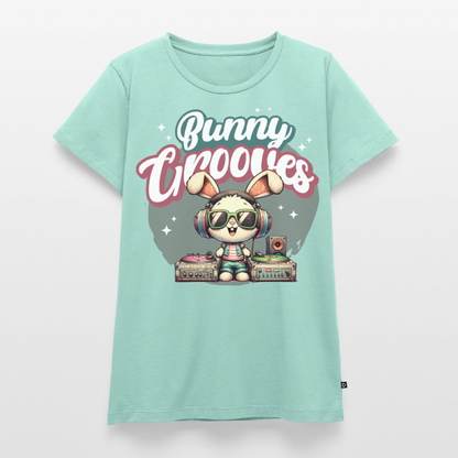 Bunny Grooves Design – Frauen Premium T-Shirt - Mint 