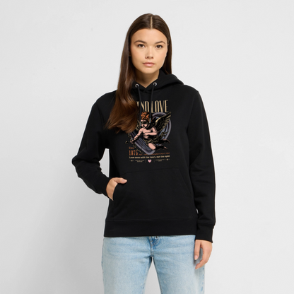 Blind Love Design – Unisex Bio-Hoodie - Schwarz