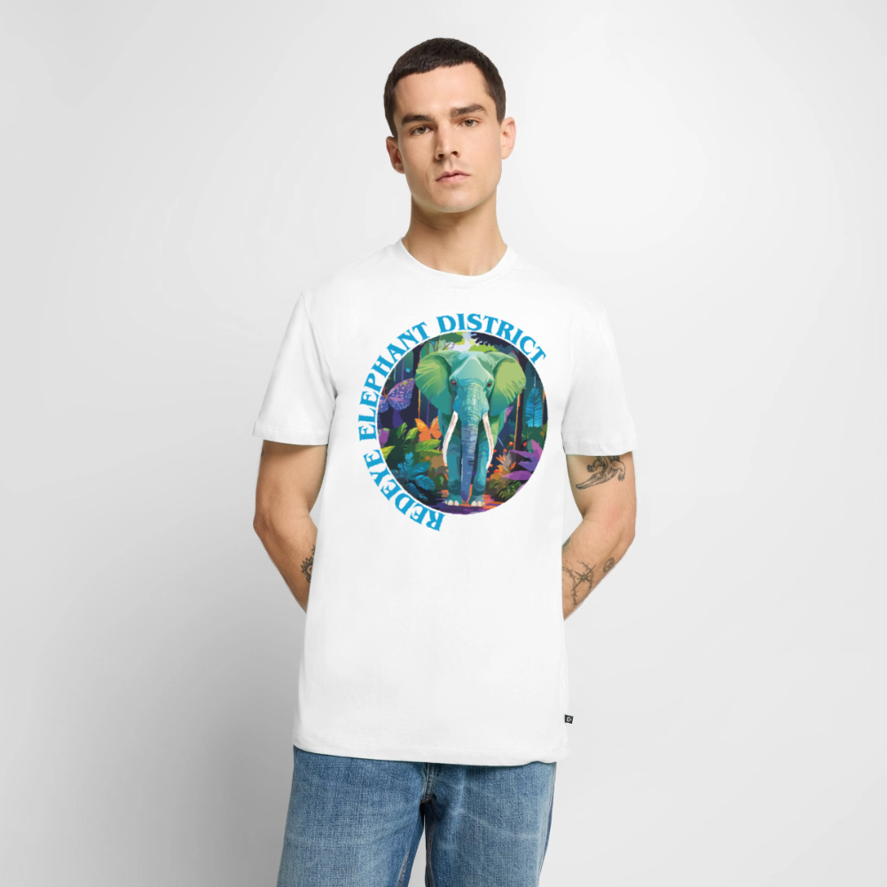Elephant Design – Männer Premium T-Shirt - Weiß