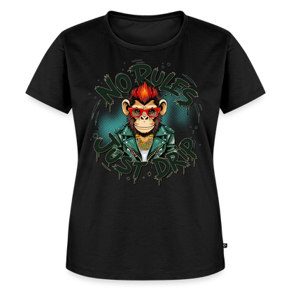 Monkey No Rules Design – Frauen Premium T-Shirt - Schwarz