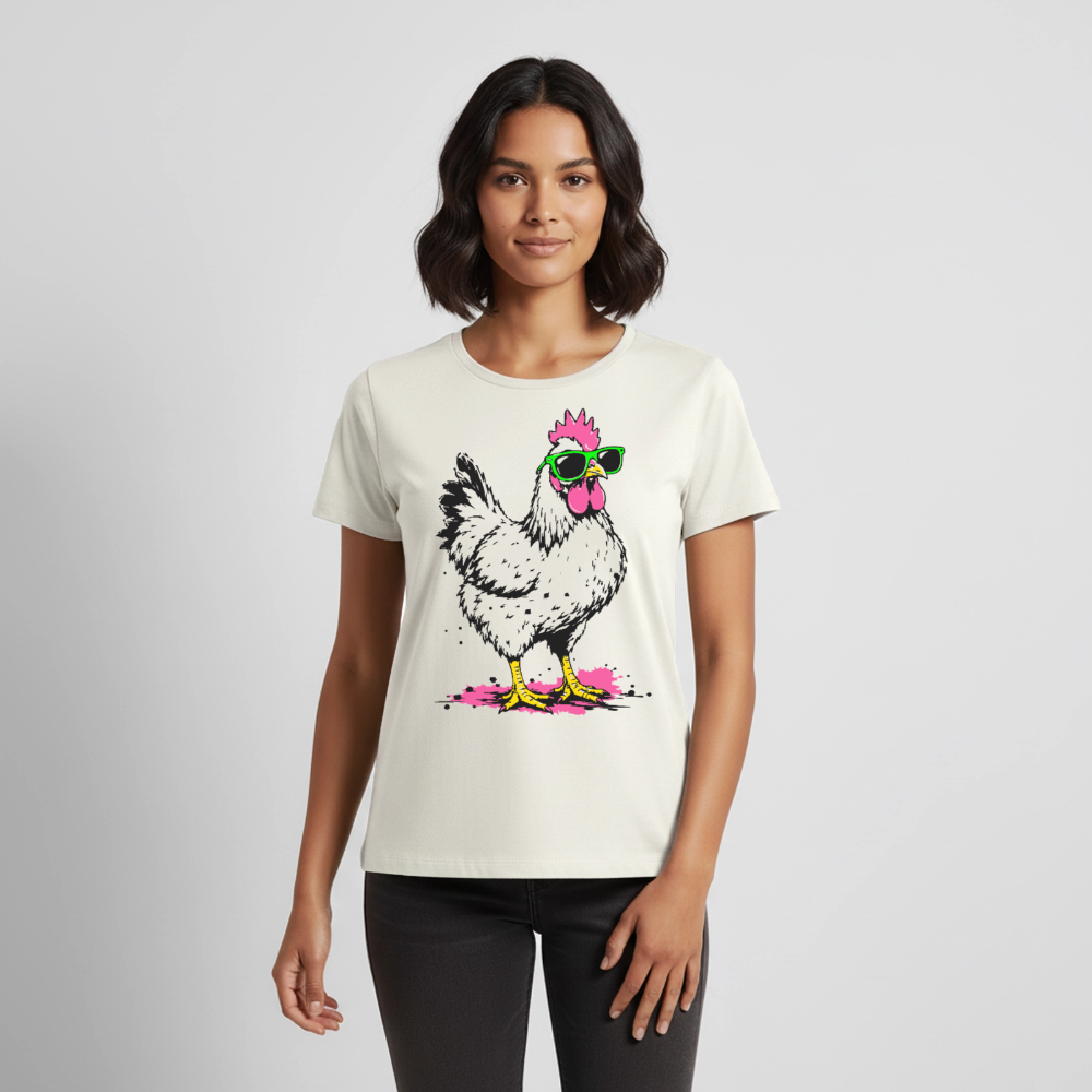Street Schicken Design – Frauen Premium T-Shirt - Naturweiß